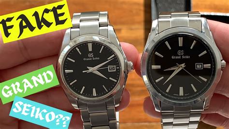 original seiko watch vs fake|grand seiko knockoff watches.